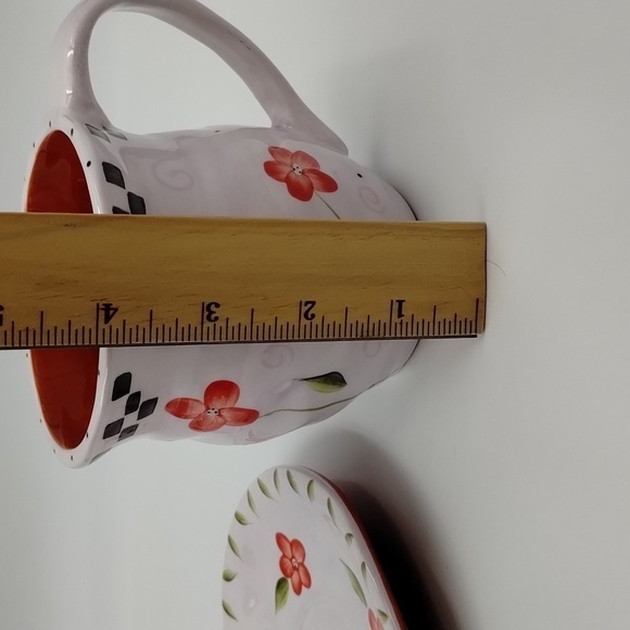 Bella Casa Mug/Plate Teacup floral design 14 oz by Ganz - Picture 10 of 10